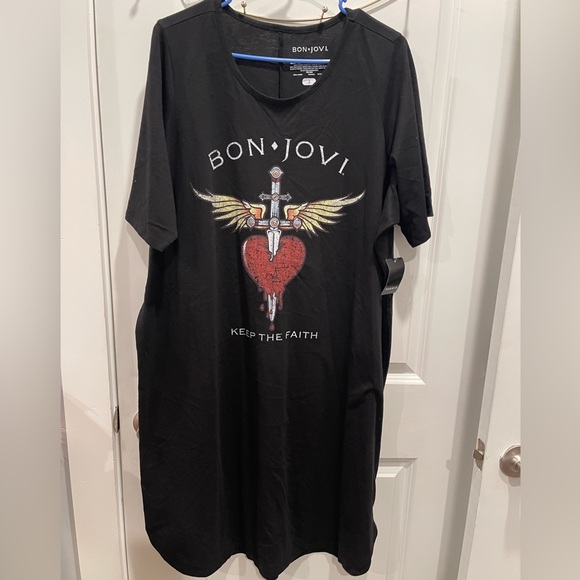 torrid Dresses & Skirts - Torrid Bon Jovi Tee Dress
